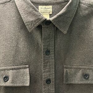 L.L. Bean Chamois traditional fit heavyweight button front shirt men's XXXL Tall